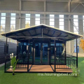 Rumah Prefab 40ft dengan Blacony dan Bumbung Sloping